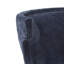 Tabouret de bar pivotant à oreilles rembourré Carson bleu marine-67186472-98705707