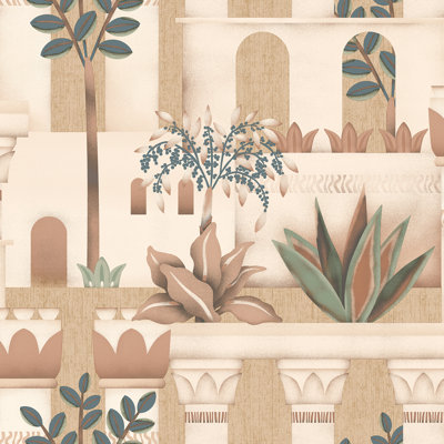 Papier peint jardin méditerranéen