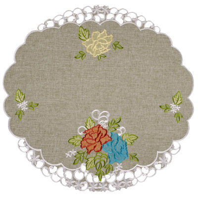 Napperon Dorsha Southwest Rose (chemin de 15 po)