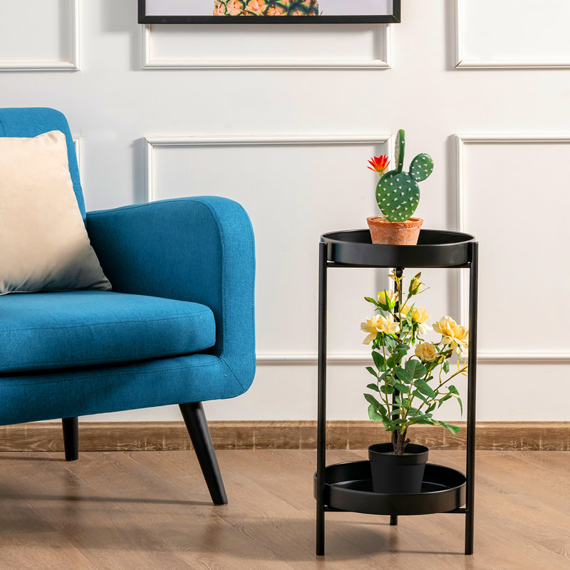 Plant Stand, H60 x L30 x D30cm, Black