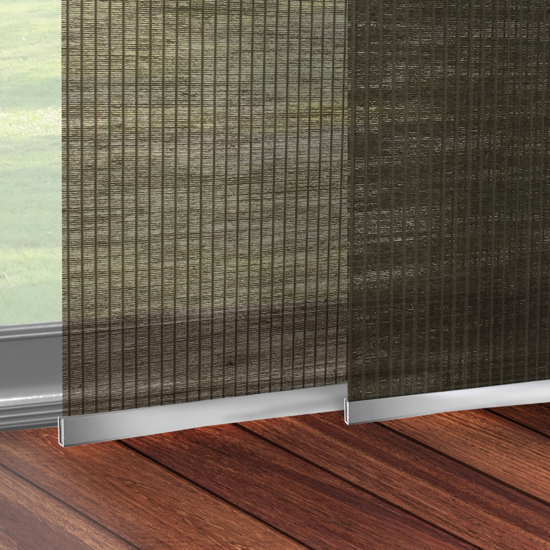 Cordless Semi Sheer Vertical blind, Elton Oregano