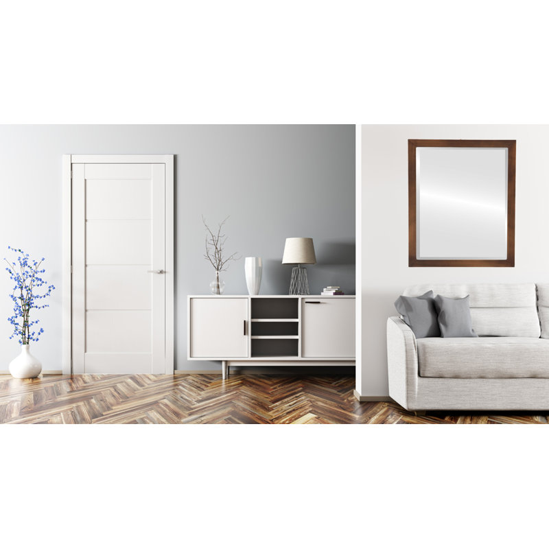 Miroir d’appoint biseauté traditionnel Mccants, 21 po x 17 po