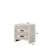 1pc Contemporary Nightstand End Table with Two Storage Drawers Rustic Finish Bedroom Wooden Furniture-877217656