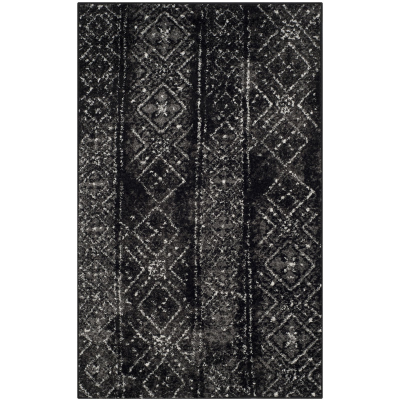 Tapis géométrique Aliesa Performance, Rectangle 11 pi x 15 pi