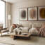 Crescent Striped Hand-Knotted Wool Ivory Area Rug-53511522
