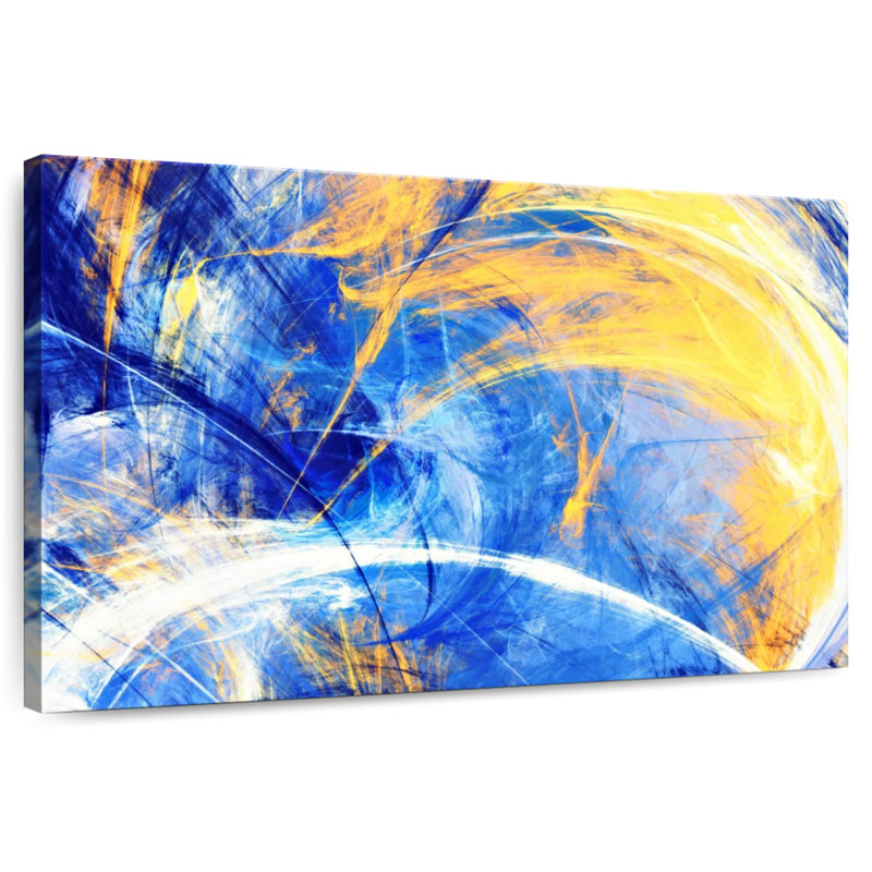 Avery Sunny Abstract Texture, 30" H x 45" W