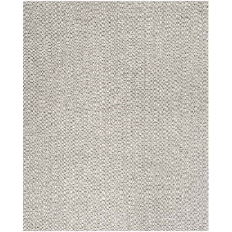 Tapis ivoire en laine et viscose crocheté à la main Cherif Wilton, Rectangle 4 pi x 6 pi