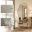Miroir moderne moderne irrégulier avec cadre en aluminium, conception murale ou autoportante-77753397-77753400