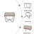 Modern Square Coffee Table