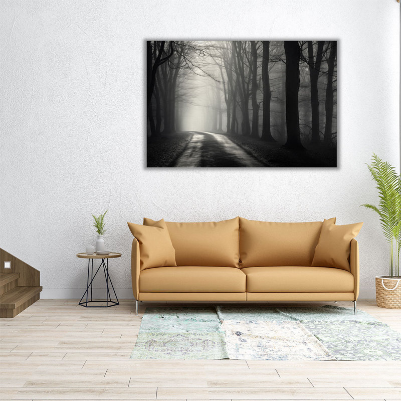 «Misty Dark Forest Path», H 20 po x l 30 po