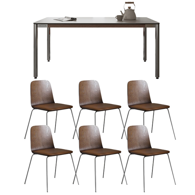 Table de salle à manger Modern, H 29,92 po x L 70,86 po x l 35,43 po