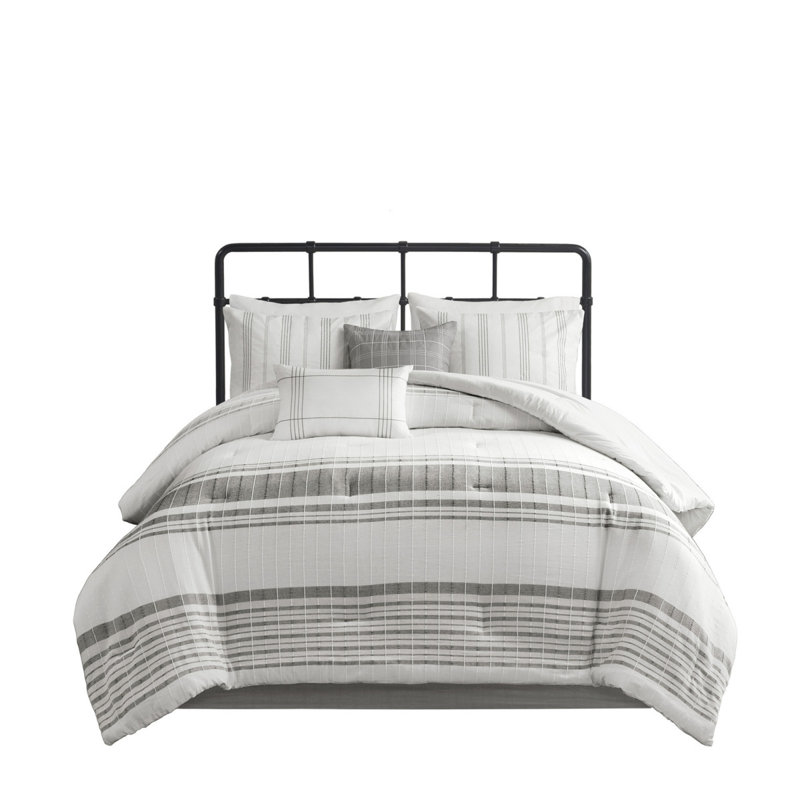 Ensemble d'édredon en coton jacquard très grand