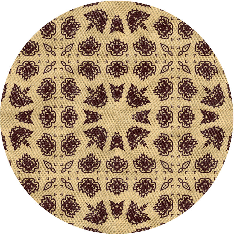 Tapis brun, Rond 8 pi