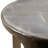 Nesting Selenite Top and Aluminum Side Tables -  Stylish Side Table for Home, Office, Bedroom, or Living Room  - 21" & 22", Gold & White