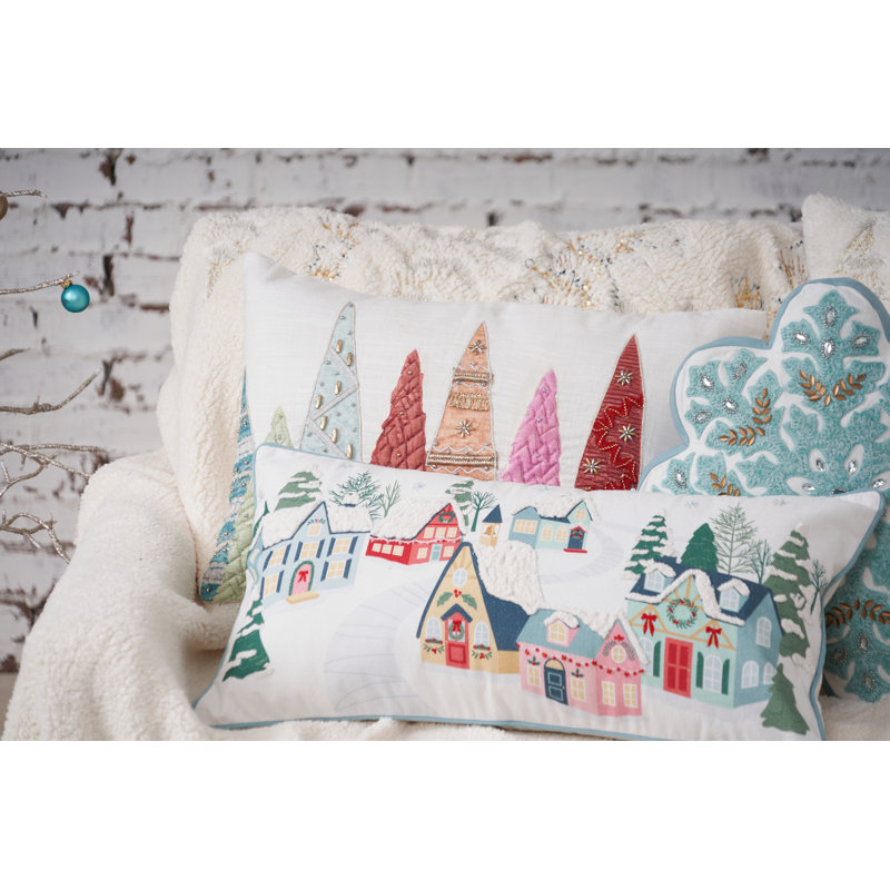 Coussin lombaire 14 "x 22" Festly Holly