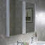 Meuble-lavabo double autoportant 60 po avec lavabo et miroir Artemis-24551240