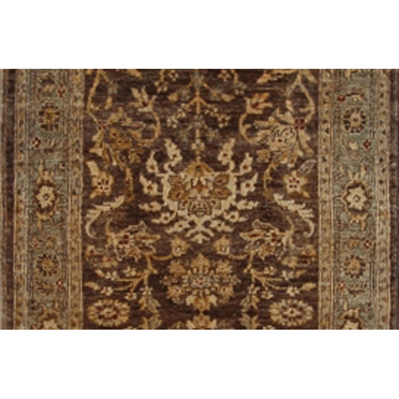 Runner Oriental Hand Woven 79cm X 382cm Area Rug