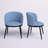 Swayzee Fabric Dining Chair with Iron Legs-973512696