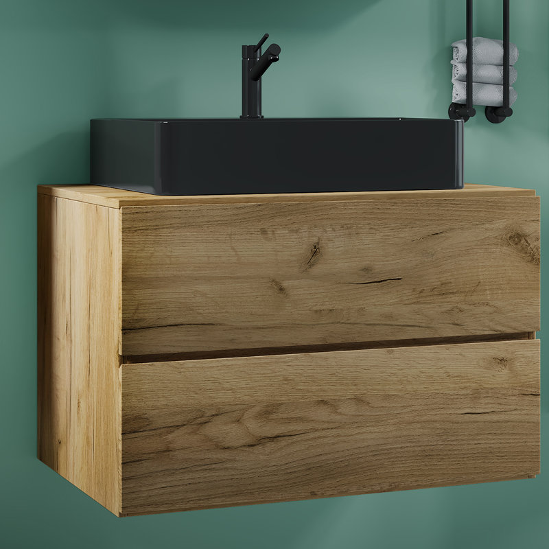 Reecie Bathroom Vanity with Basin, White