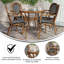 Ensemble bistro commercial avec table et quatre chaises Rylan