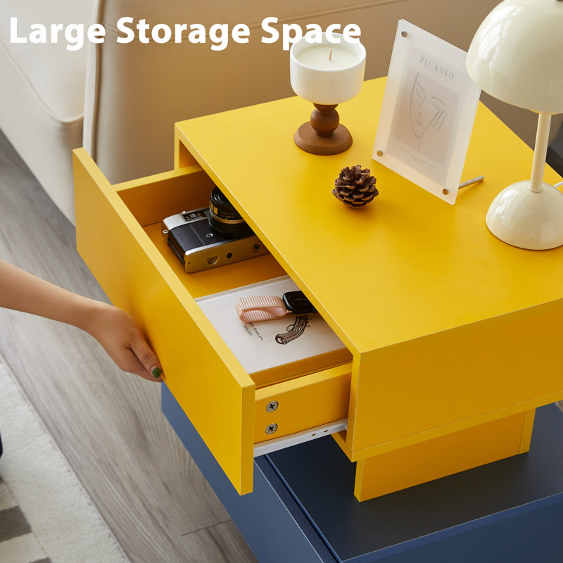 Kovinka 19.69'' W Particle Board / Chipboard Nightstand