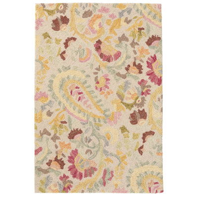 Ines Multi Hand Micro Hooked Wool Rug
