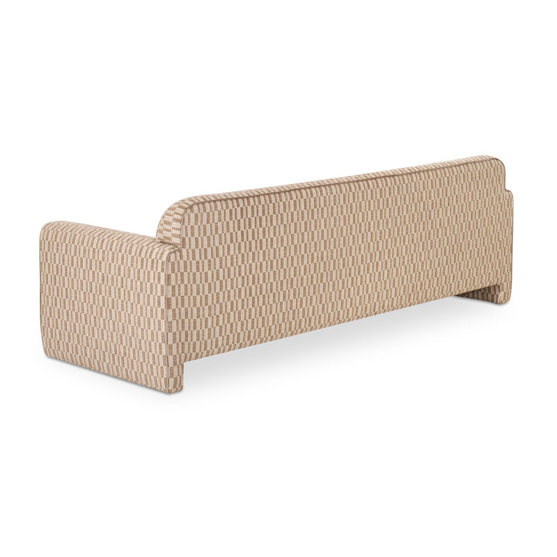 Canapé Bieke Leo taupe, Geometric Shapes Tan