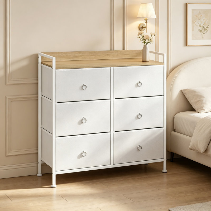 6 -Drawer Rectangle Accent Chest