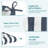2Ps Waterproof High-Back Chair Cushion With Non-Slip Belt, Broken Foam And Cotton Filling, Suitable For Indoor/Outdoor Garden Furniture.-15660936