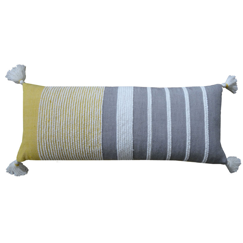 Tassels Reversible Pillow Cover