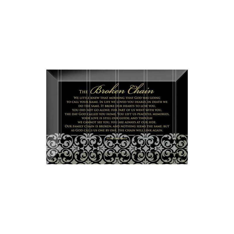 « broken chaine », plaque d’art textuel