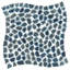 Carreau de mosaïque murale en verre poli 11,88 po x 11,88 po Fractal Pebble (0,98 pi2 / chaque)-90639937