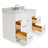 Partham 43'' Single Bathroom Vanity with Carrara Marble Top-67491834