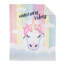 Ensemble d'édredon réversible en microfibre rose / blanc 4 pièces
