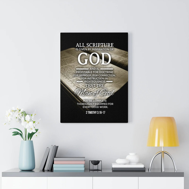 Inspiration Of God - Wrapped Canvas Print, 41cm H x 30cm W