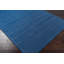 Tapis bleu foncé en laine fait à la main Crowe-21086741