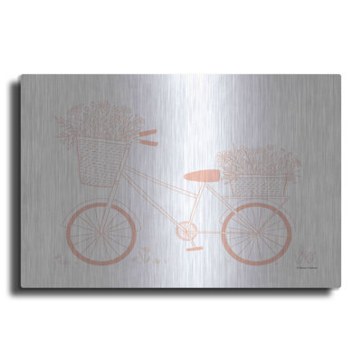 " Pink Flower Bike " by Rachel Nieman