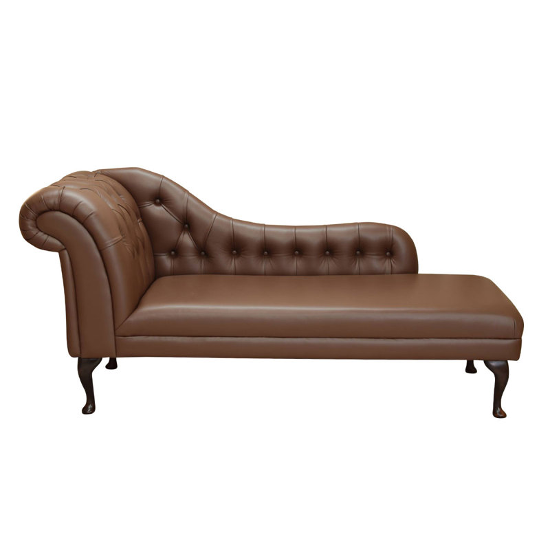 Leather Chaise Lounge