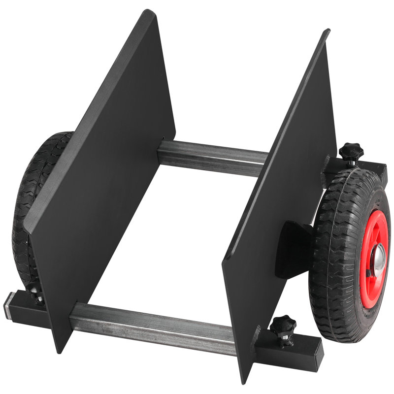 Heavy-Duty Steel Drywall Mover with Pneumatic Wheels