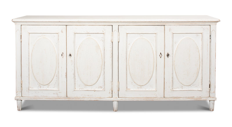 Ribbon 78'' W Solid Wood Sideboard