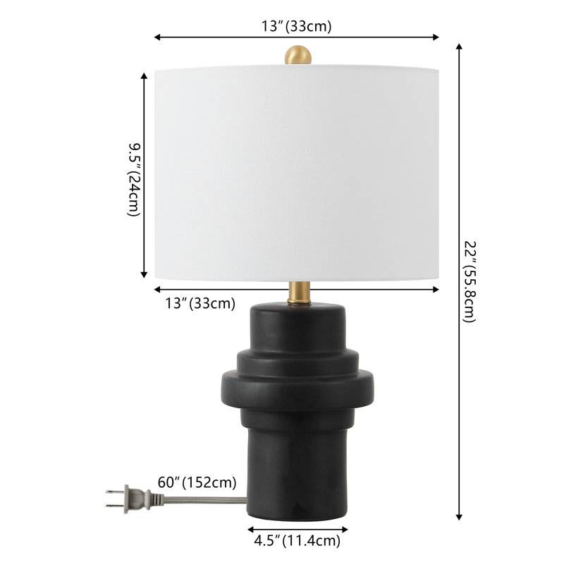 Doni 22 Inch Ceramic Table Lamp