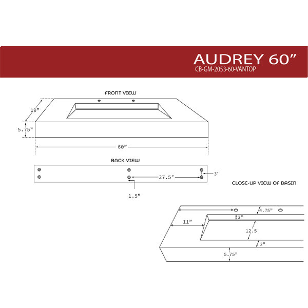Dimensions du produit