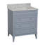 Ensemble de meuble-lavabo simple 30 po avec armoire bleu poudre et comptoir en marbre de Carrare Francfort-1748866156-1811490143