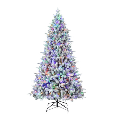 90' Lighted Fir Christmas Tree
