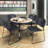 Kee Round Mobile Breakroom Table and Chair Set-73412564-73412565