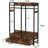 47.2" Rustic Brown Freestanding Closet Organizer