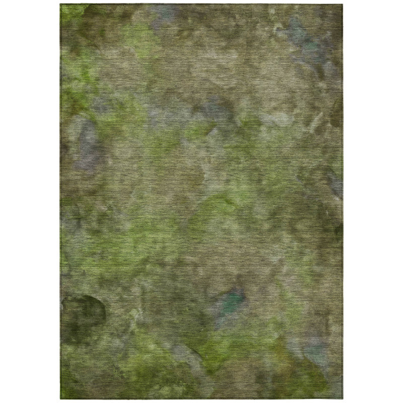 Machine Washable Indoor/Outdoor Emelia ACN2312 Abstract Rug, Rectangle 3' x 5'