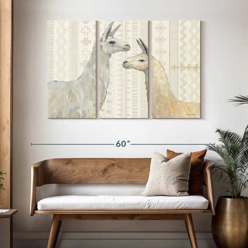 Brampt Llama Land I, H 32 po x l 50 po