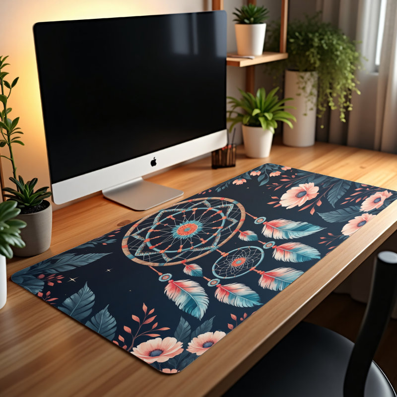 Polyester Desk Pad, 14.4x12.1
