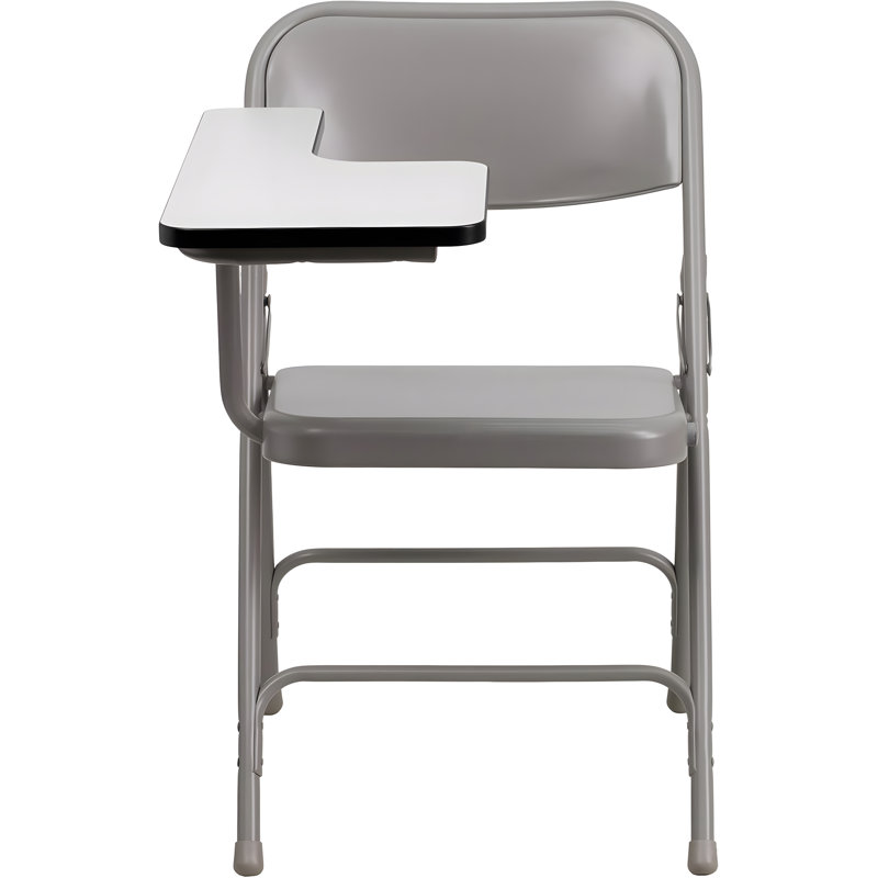 Ralph Premium Steel Folding Chair With Right-Handed Tablet Arm - Space-Saving Design